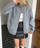 Solid Color Long Sleeve Blazer For Women Office Wear