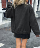 Solid Color Long Sleeve Blazer For Women Office Wear