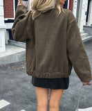 Solid Color Long Sleeve Blazer For Women Office Wear