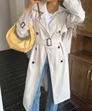 Women's Solid Color Long Sleeve Polyester Coat Chic