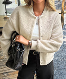 Womens Button Up Long Sleeve Coat Versatile Everyday Layering Easy Care All Season