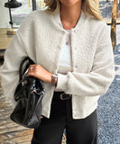 Womens Button Up Long Sleeve Coat Versatile Everyday Layering Easy Care All Season