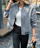 Womens Button Up Long Sleeve Coat Versatile Everyday Layering Easy Care All Season