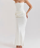 Breast Top Fish Bone Sexy Slim-Fit Fishtail Dress in Style