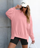 Striped V-Neck Loose Sports Shirt Hoodie For Women Relaxed Fit Moisture-Wicking Everyday