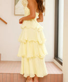 Stylish Strapless Backless Cake Dress in Vibrant Colors