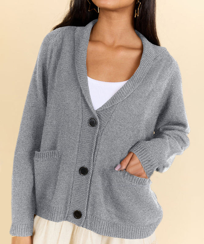 Printed Cardigan Casual Long Sleeve Sweater Everyday Comfort All Day Wear Essentials