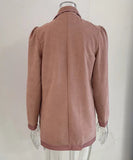 Casual Long-Sleeved Jacket Coat Versatile Effortless Style