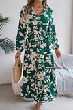 Elegant Long-Sleeved Peplum Dress