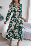 Elegant Long-Sleeved Peplum Dress