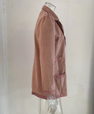 Casual Long-Sleeved Jacket Coat Versatile Effortless Style