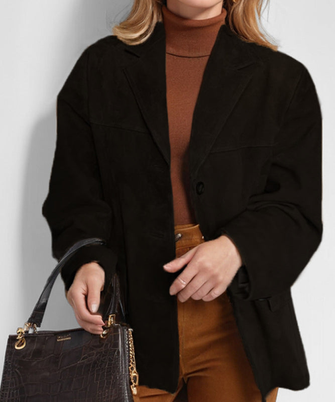 Sophisticated Long-Sleeved Jacket with Spacious Pockets