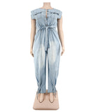 Western Denim Jumpsuit