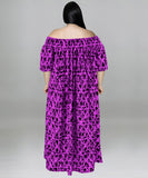 Plus Size Long Sleeve Maxi Dress Comfortable Stretchy Elegant
