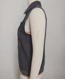 Denim Vest Jacket Loose Fit Unisex Casual Fashion Style