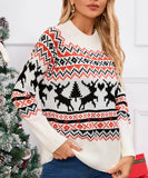 Classic Relaxed Fit Christmas Cozy Pullover Sweater