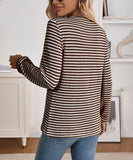 Casual Button-Down Long-Sleeve T-Shirt Soft Everyday Comfort