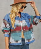 Relaxed Multi Color Jacket Classic Fit Casual Everyday Wear