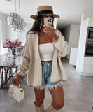 Cozy Loose-Fit Women's Cardigan Sweater