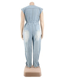 Western Denim Jumpsuit