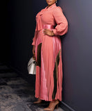 Strappy Pleated Long Sleeve Multi Color Dress for Women