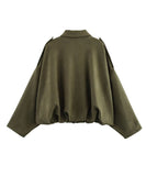 Womens Casual Suede Texture Lapel Jacket Outerwear Trendy