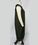 Plus-Size Loose Dress Double-Pocket Relaxed Fit Casual