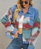 Relaxed Multi Color Jacket Classic Fit Casual Everyday Wear