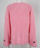 Classic Relaxed Cardigan With Pocket V Neck For Women