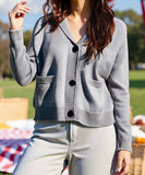 Printed Cardigan Casual Long Sleeve Sweater Everyday Comfort All Day Wear Essentials