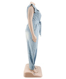 Western Denim Jumpsuit