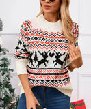 Classic Relaxed Fit Christmas Cozy Pullover Sweater
