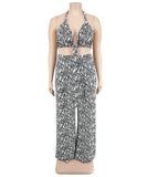 Stylish Printed Backless Sexy Fashion Suit for Bold Looks Now