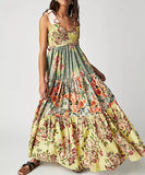 Stylish Women's Printed Halter Dress in Vibrant Colors