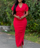 Elegant Diamond Embossed Long Dress for Banquet Events