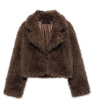 Classic Relaxed Short Coat For Women Evening Style Modern