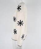 Classic One Shoulder Flower Coat For All Occasions