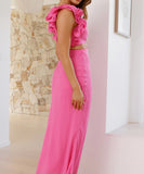 Fashionable One Shoulder Slimming Dress in Vibrant Colors
