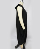 Plus-Size Loose Dress Double-Pocket Relaxed Fit Casual