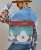 Relaxed Multi Color Jacket Classic Fit Casual Everyday Wear