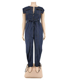 Western Denim Jumpsuit