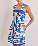 Stylish Women's Printed Halter Dress in Vibrant Colors