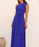 Elegant Sexy Tie Dress in Solid Colors for Effortless Style