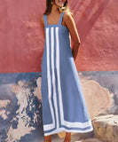 Vivid Beach Vacation Halter Dress in Multiple Colors