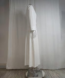 Slim-Fit Strappy Solid Color Blouse Dress For All Occasions