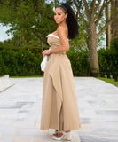 Classic Wrap Dress With Belted Flared Silhouette For Women