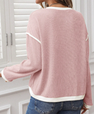 Artist's Palette Round-Neck Knit Top