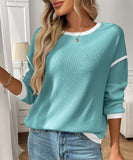 Artist's Palette Round-Neck Knit Top