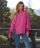 Round-Neck Sports Shirt With Hood Breathable Moisture-Wicking All-Season Comfort