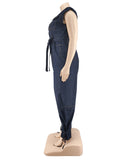 Western Denim Jumpsuit